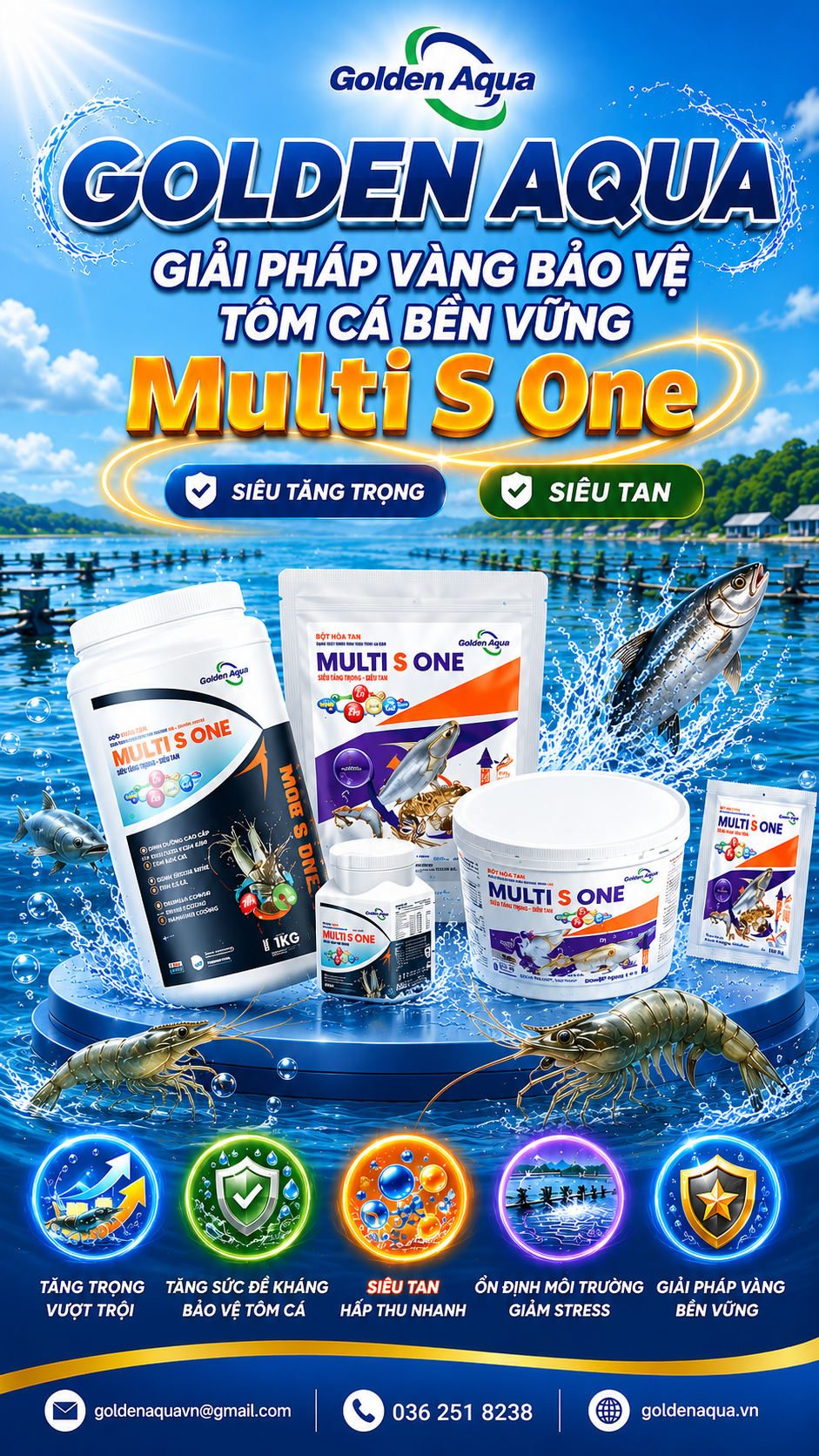 Thuốc thủy sản nuôi tôm